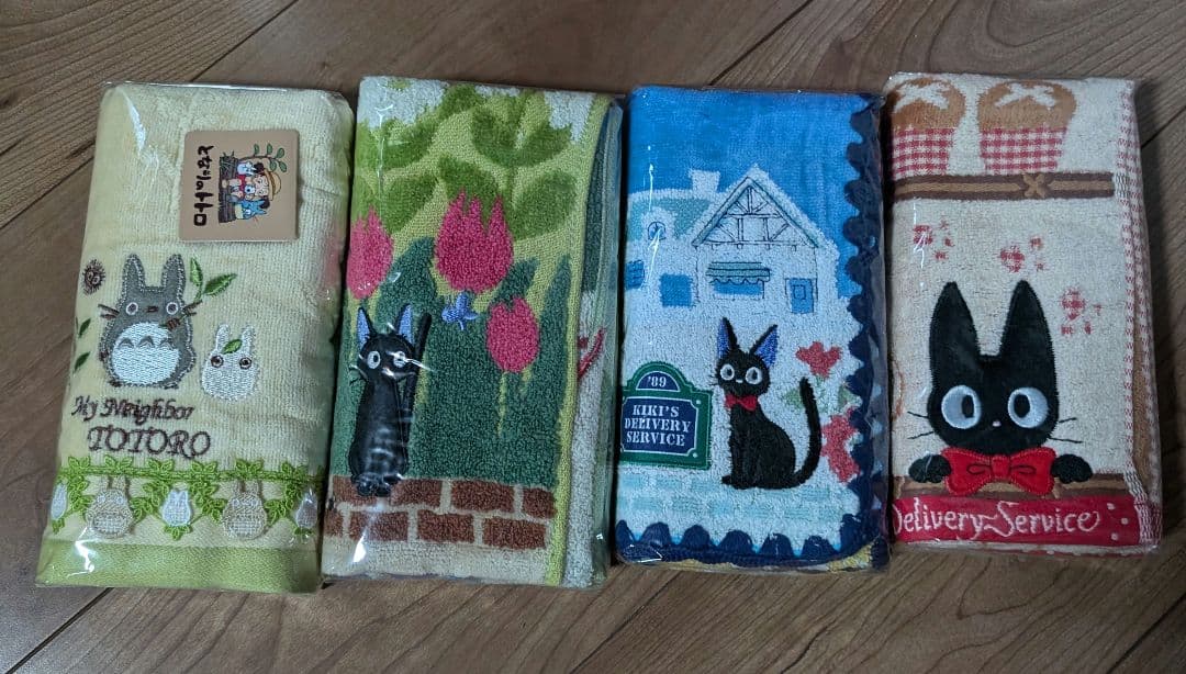 ジブリ　フェイスタオル　7種　まとめ売り