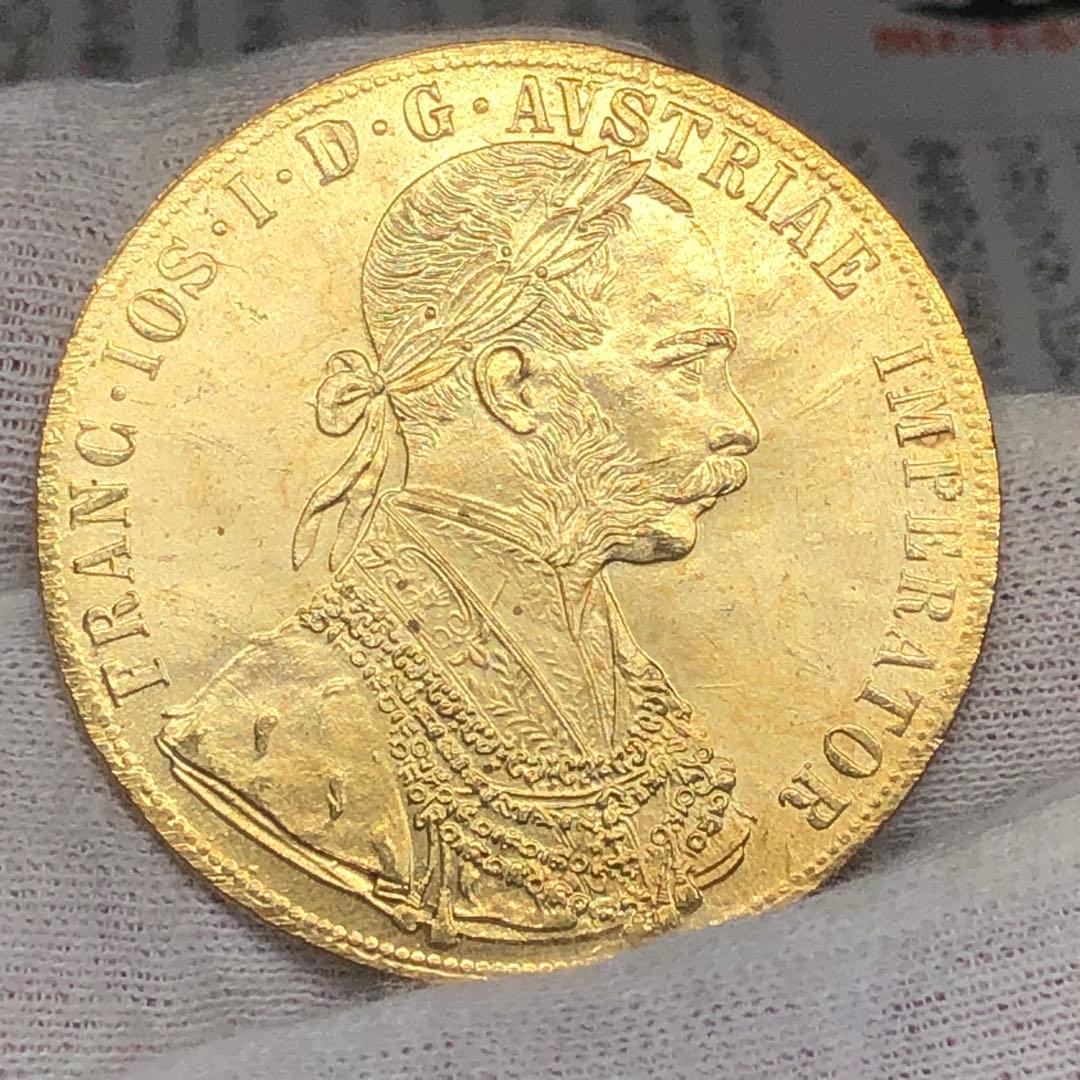 海外古銭 オーストリアコイン ダカット 双頭の鷲 コイン 1894年
