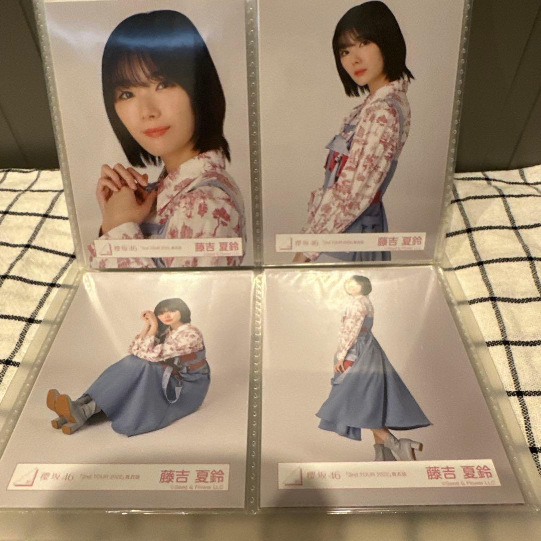 櫻坂46 藤吉夏鈴 直筆サイン入り2nd tour 2022青衣装