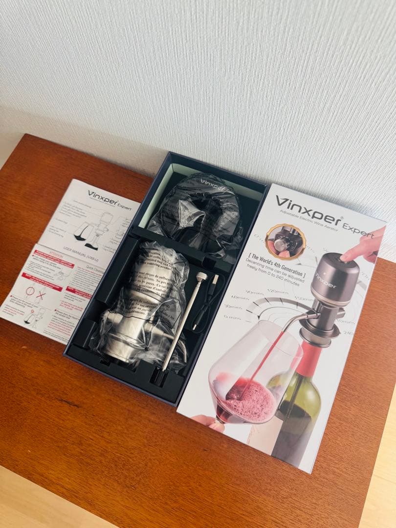 ワインデキャンター Vinxper Expert 電動ワインエアレーター