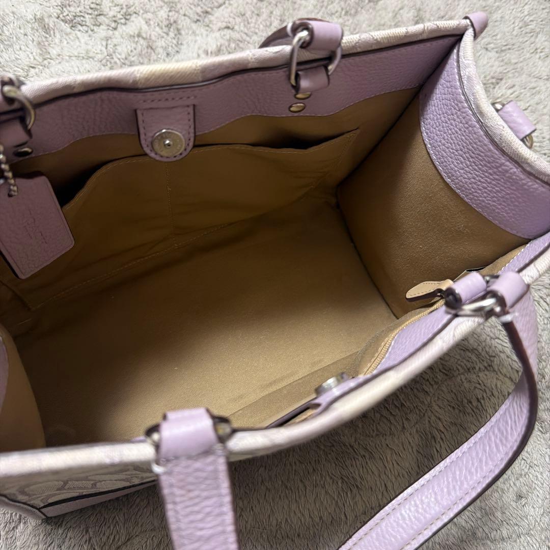 COACH ライラック ハンドバッグ