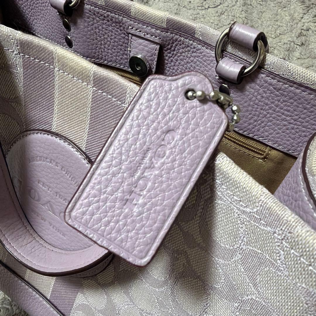 COACH ライラック ハンドバッグ