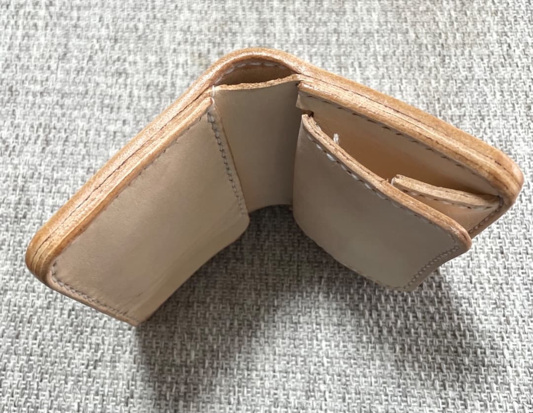 ヌメ革ハード極厚バイカーズウォーレットBOX