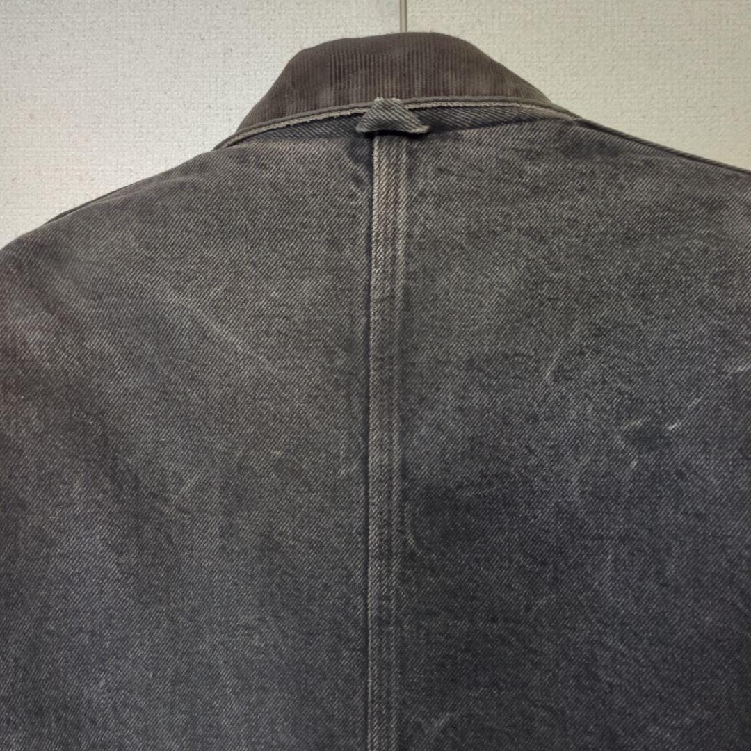 カーハートブラックデニムダメージあり