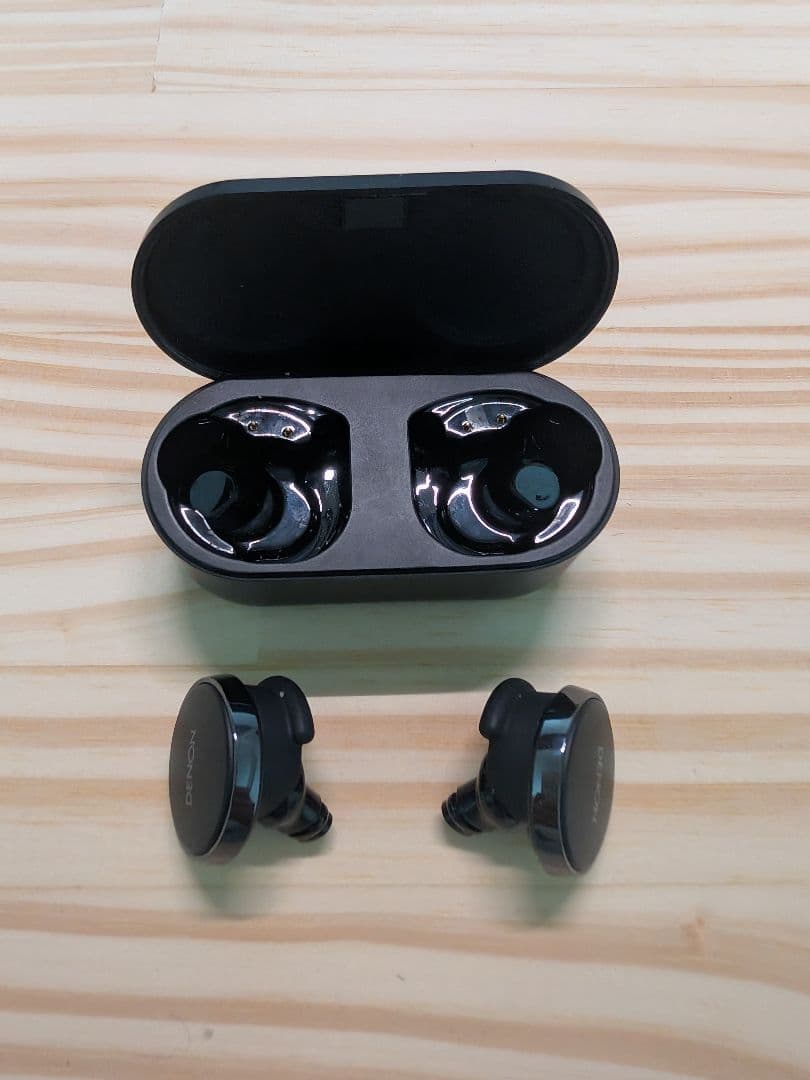 DENON PerL Pro ワイヤレスイヤホン ブラック(ジャンク扱い) - メルカリ