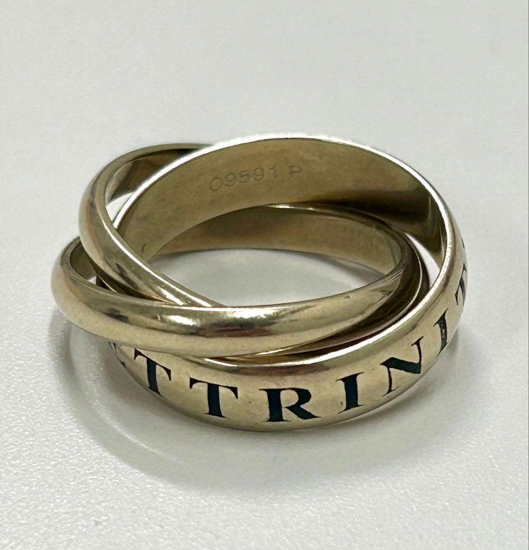 カルティエ トリニティリング ♯56 1998年 クリスマス ゴールド 750