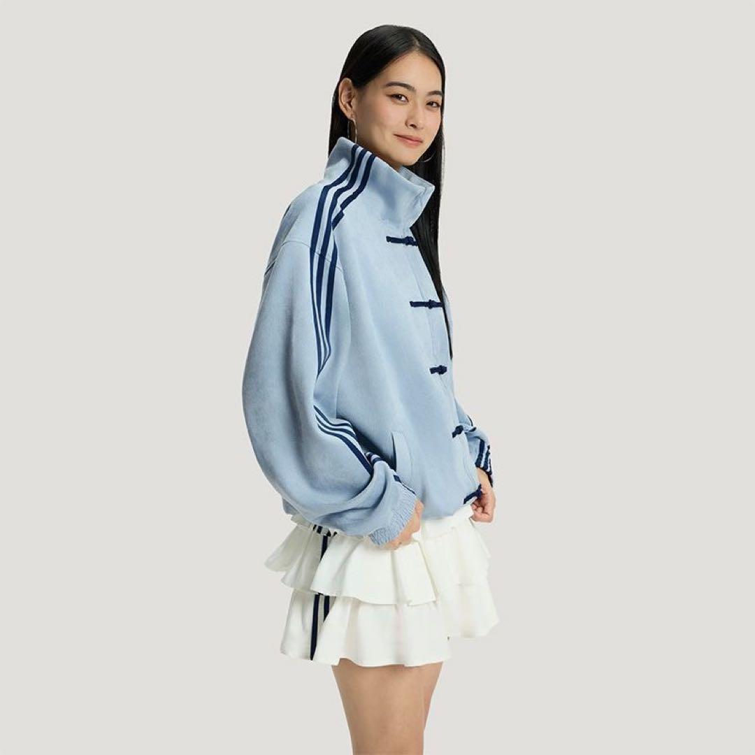 冷奴 ！adidas ライトブルー ジャケット　Sサイズ