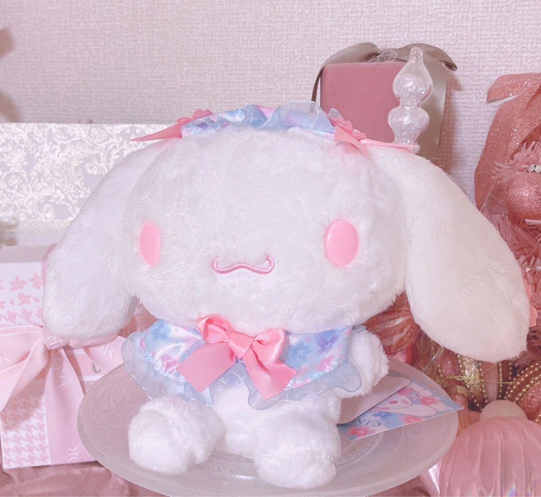 激レア♡希少♡サンリオ♡シナモロール♡ぬいぐるみ♡LIZLISA♡リボン♡ピンク