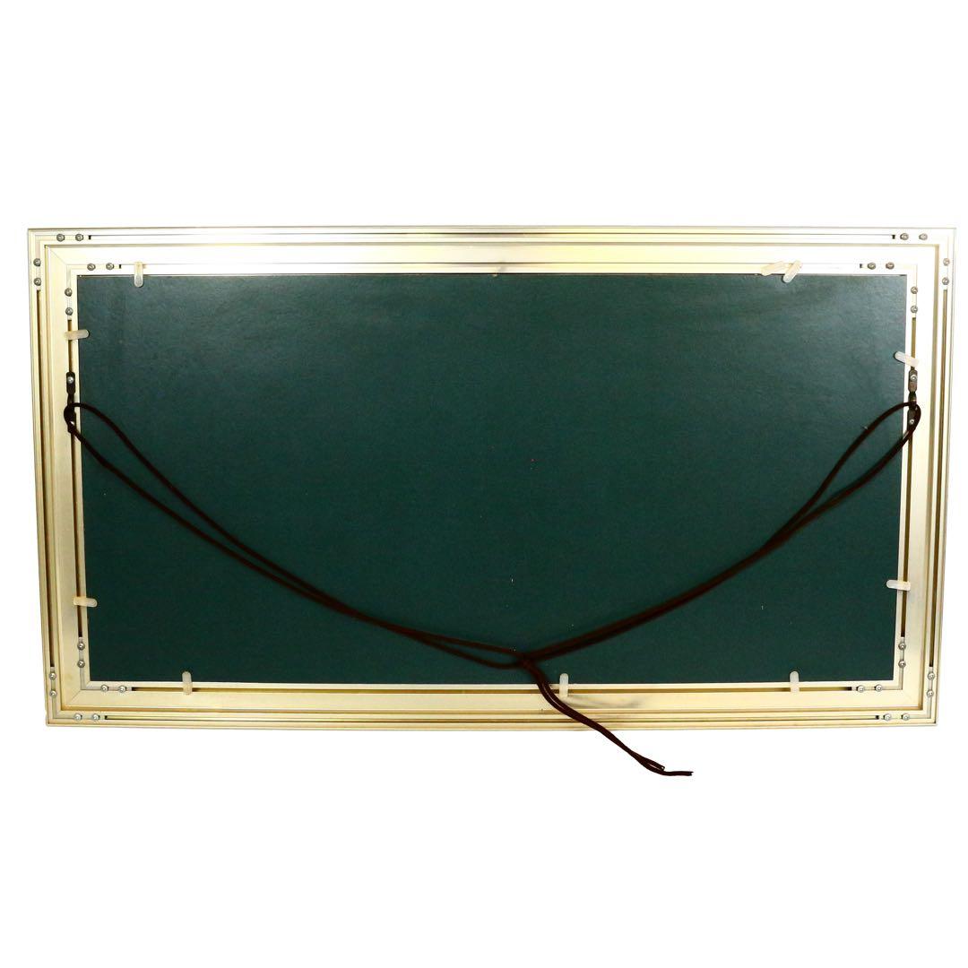 【真作保証】 流月真一 1月忍野の赤富士 油彩 風景画 油絵 絵画 美術品 紅葉