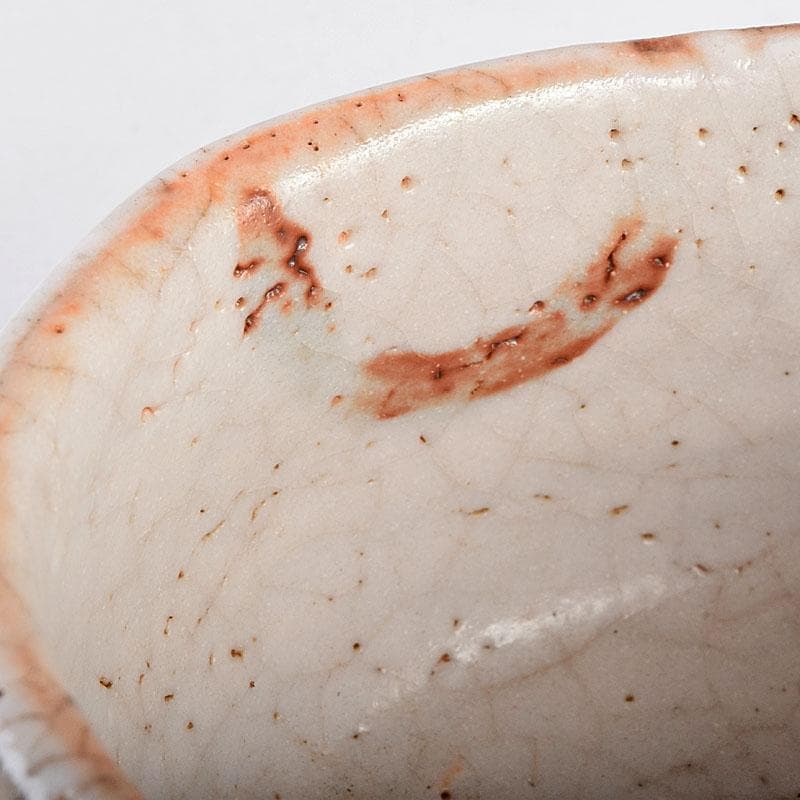 茶道具 絵志野 茶碗 有近作 伝統工芸 箱根寄木細工箱付 M R9534