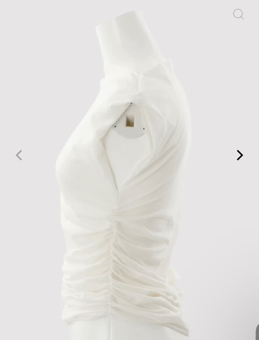 トップス marno Maya tops / White