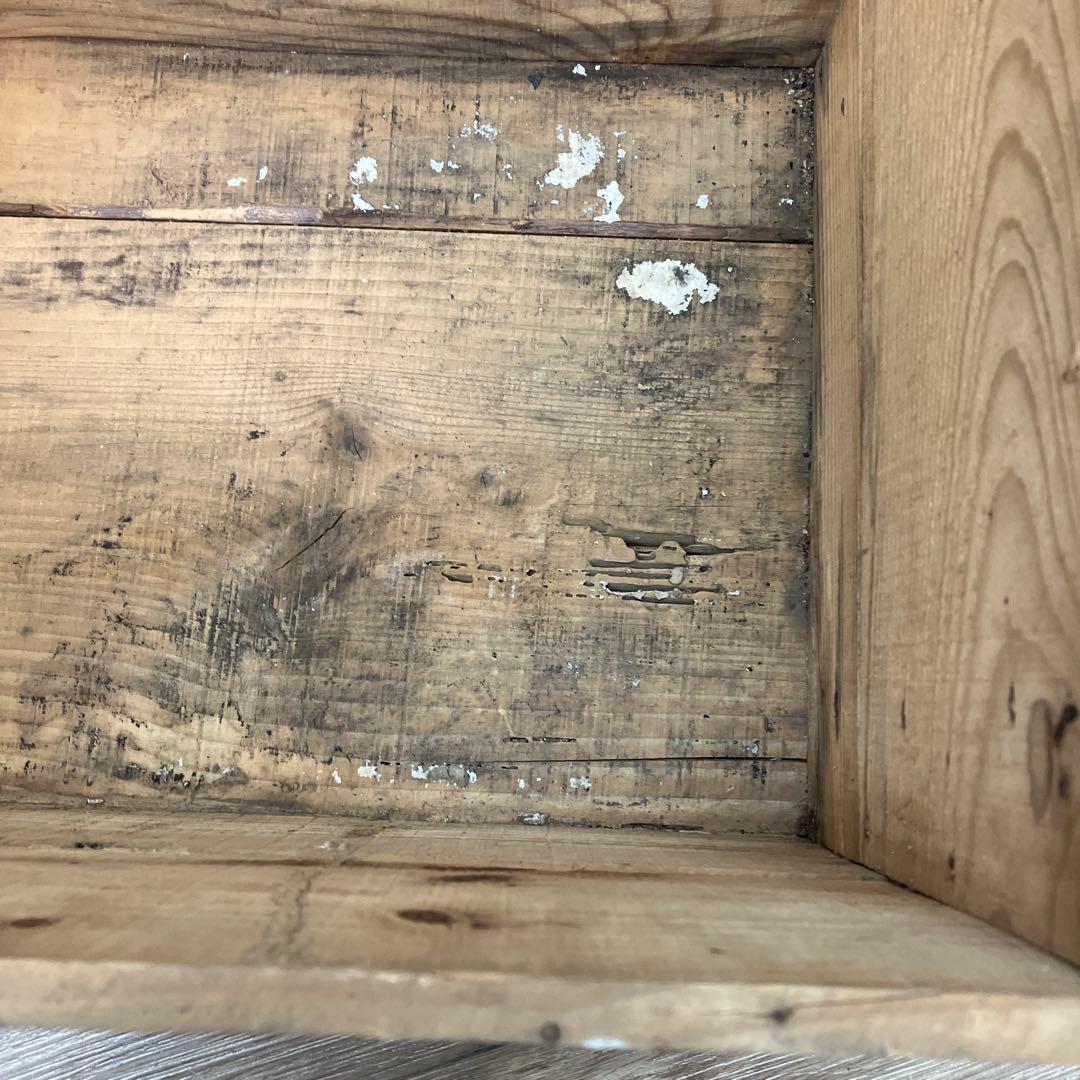 A-4 昭和レトロ 木箱 乾電池用 アンティーク 収納 什器 昭和40年 当時