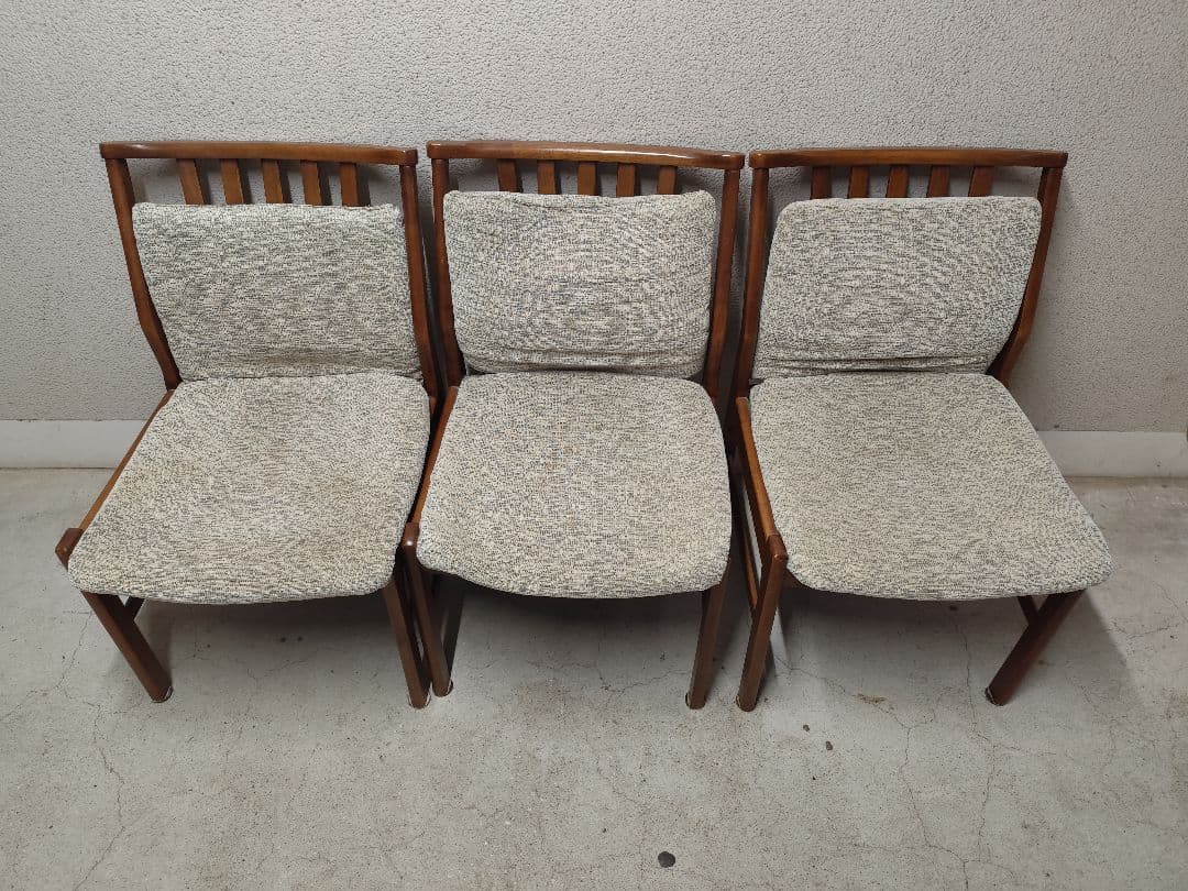 月末セール【大川家具】 TIFFANY ダイニングセット テーブル＆チェア3脚付