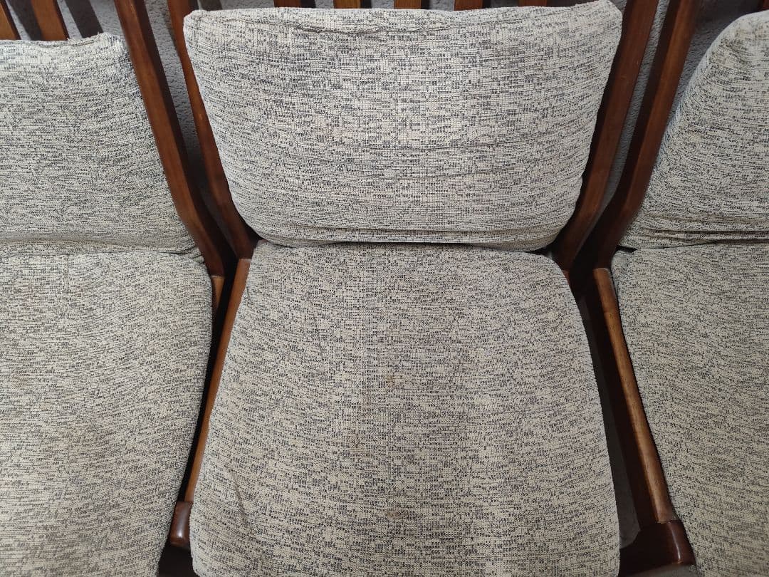 月末セール【大川家具】 TIFFANY ダイニングセット テーブル＆チェア3脚付