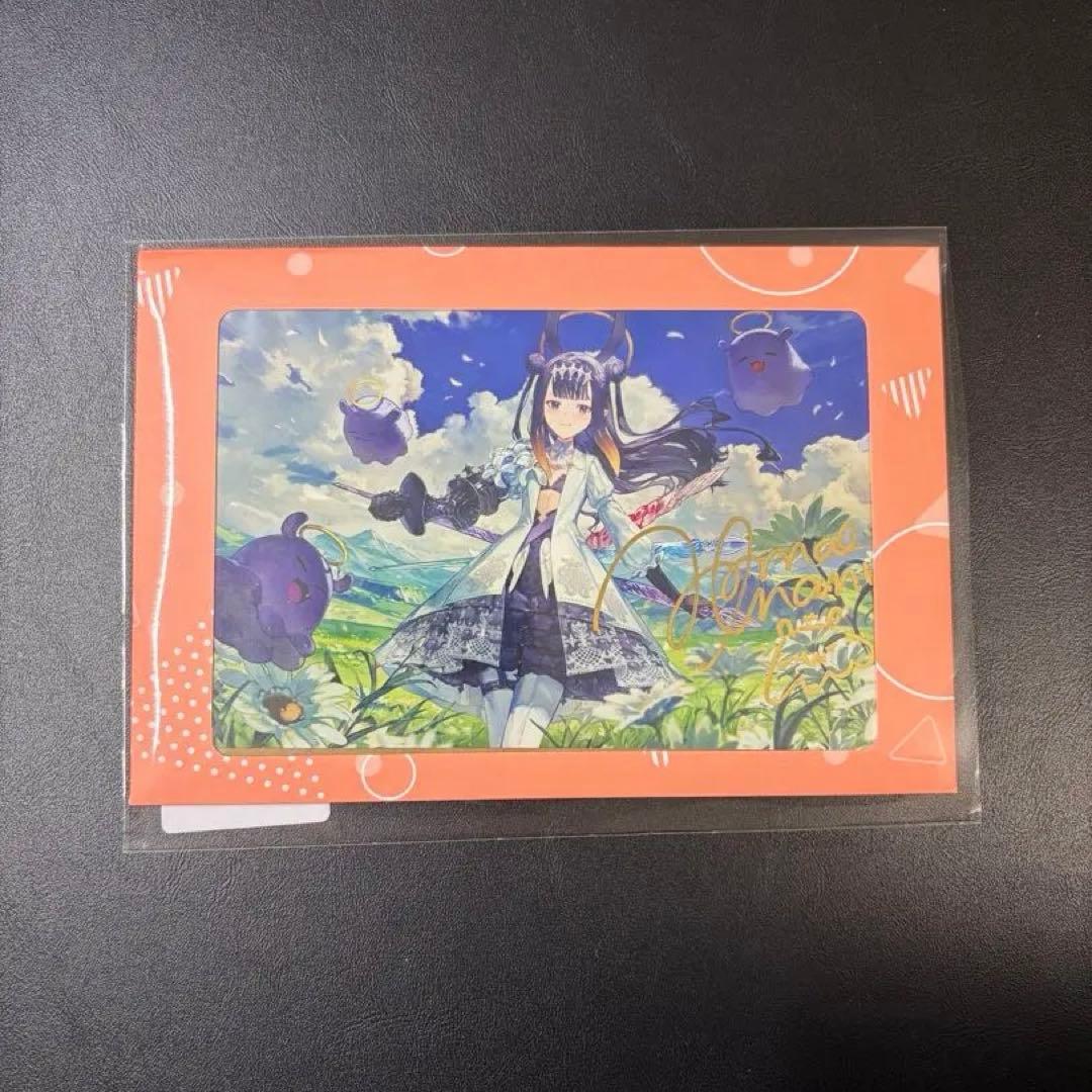 一伊那尓栖 誕生日記念2025 数量限定 直筆サインポストカード ホロライブ