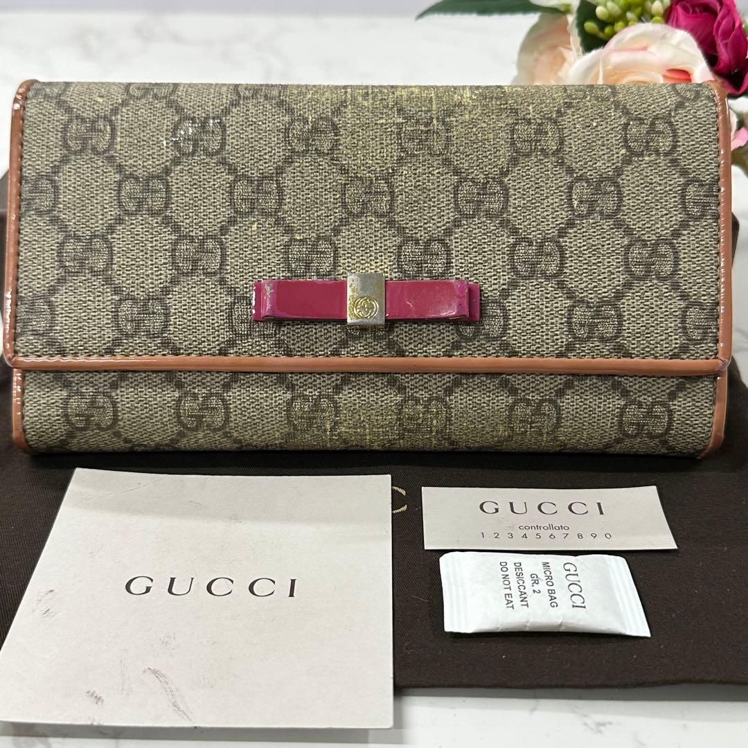 超良品‼️ グッチGUCCI 財布二つ折り折り財布GGスプリーム