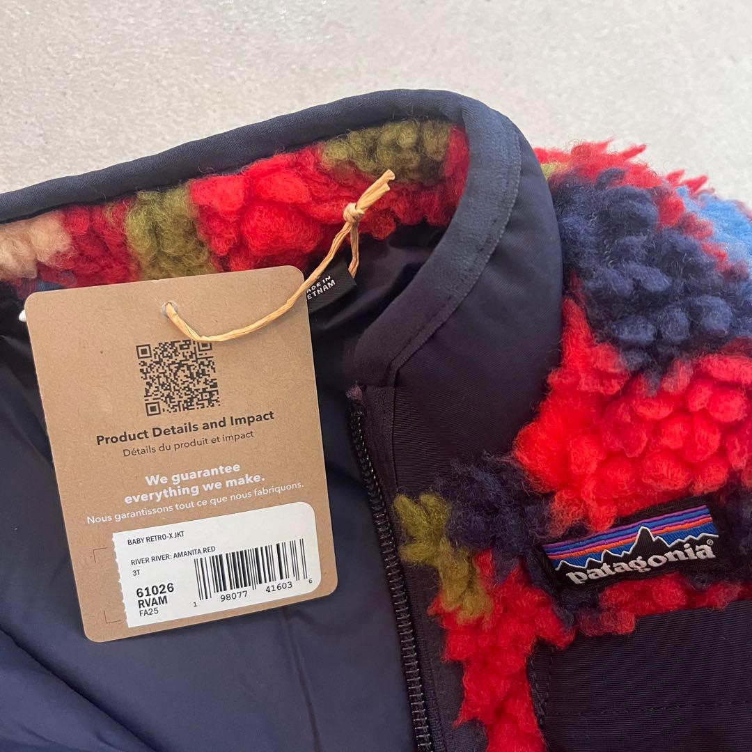 パタゴニア レトロX レア フリースアウター 3T 新品 patagonia