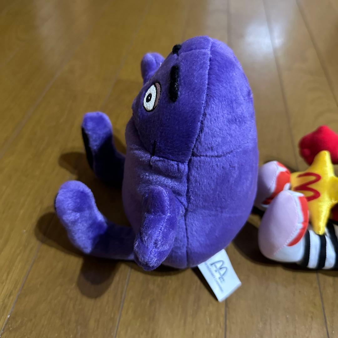 希少 マクドナルド グリマス＆ハンバーグラー ぬいぐるみ 1999年