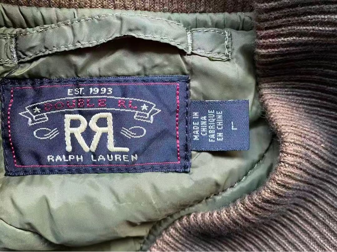 RRL ボンバージャケット Lサイズ オリーブ