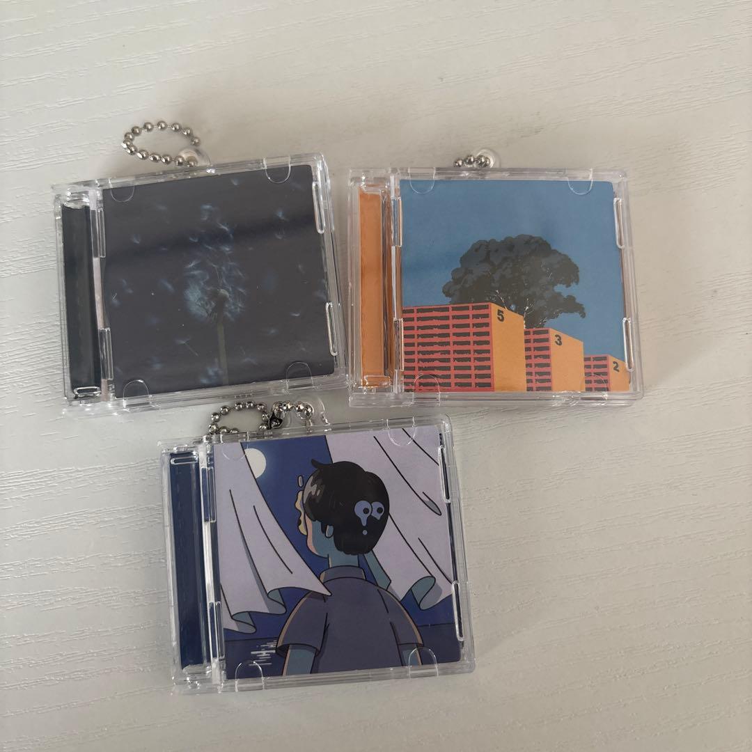 マカロニえんぴつ 会場限定ガチャガチャ ミニチュアCD風キーホルダー