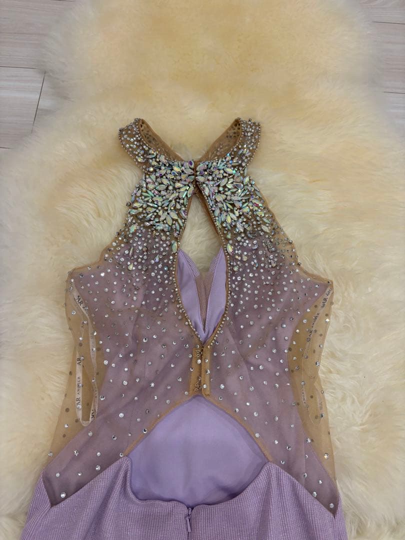 <ゆこ>AngelR ビジュードレス　ラベンダー