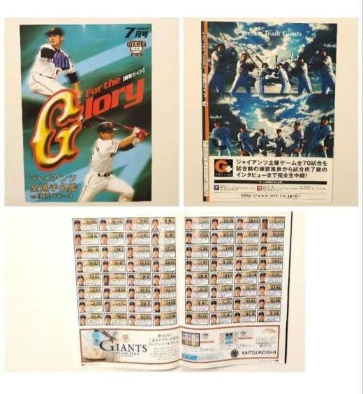 東京読売巨人軍 ジャイアンツ 全選手名鑑 GIANTS プロ野球選手名鑑