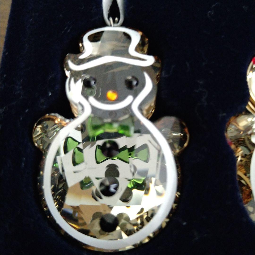 新品スワロフスキー クリスマス ジンジャーブレッドマン オーナメント