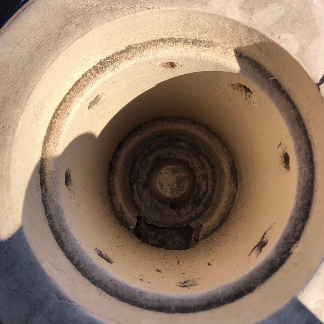 中古 昔ながらの♪ 火鉢 練炭鉢 七輪 練炭コンロ ミカワ特選品 16号