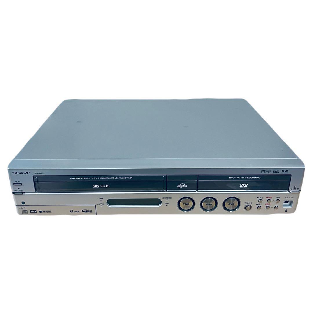SHARP DV-HRW55 VHS DVD ダビング 一体型DVDレコーダー