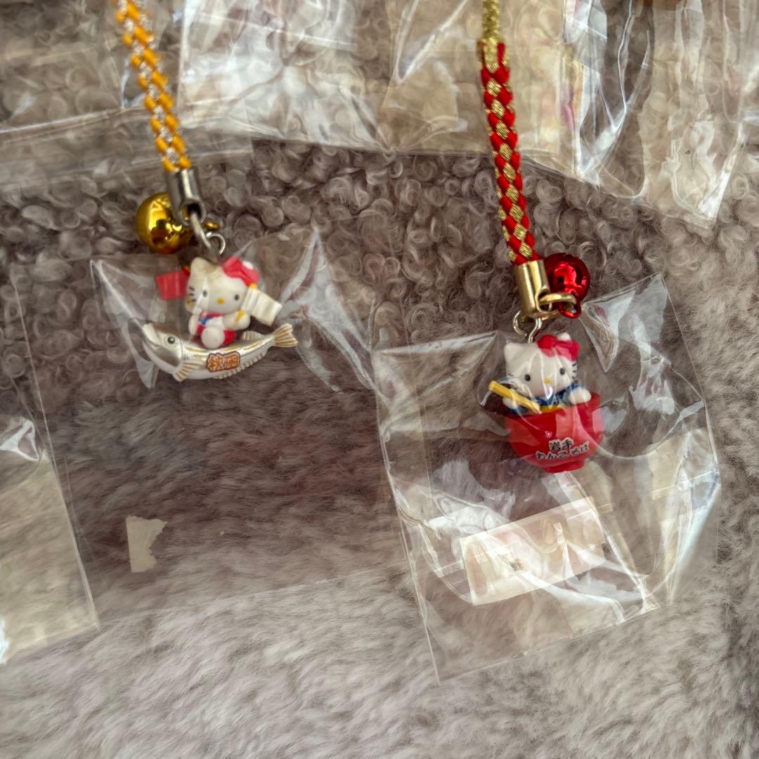 ハローキティ根付けストラップまとめ売り 12個