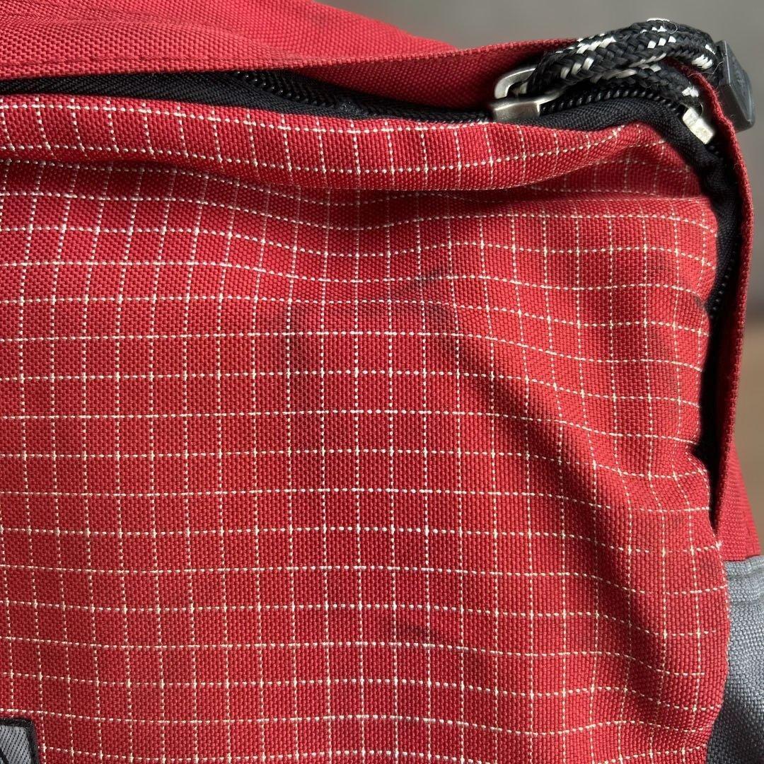 ステューシー old stussy付きリュック 赤/グレー