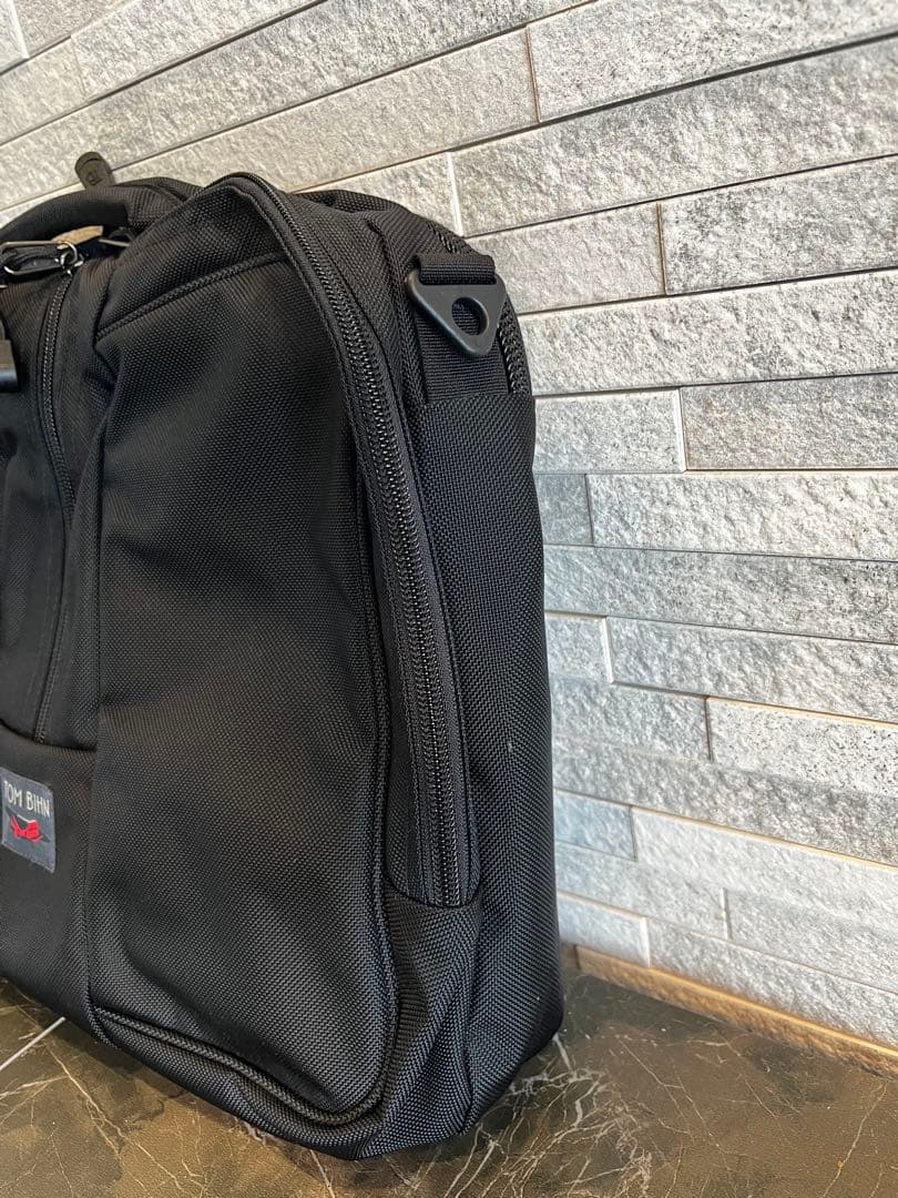 TOM BINH Pilot ブリーフケース Black Ballistic