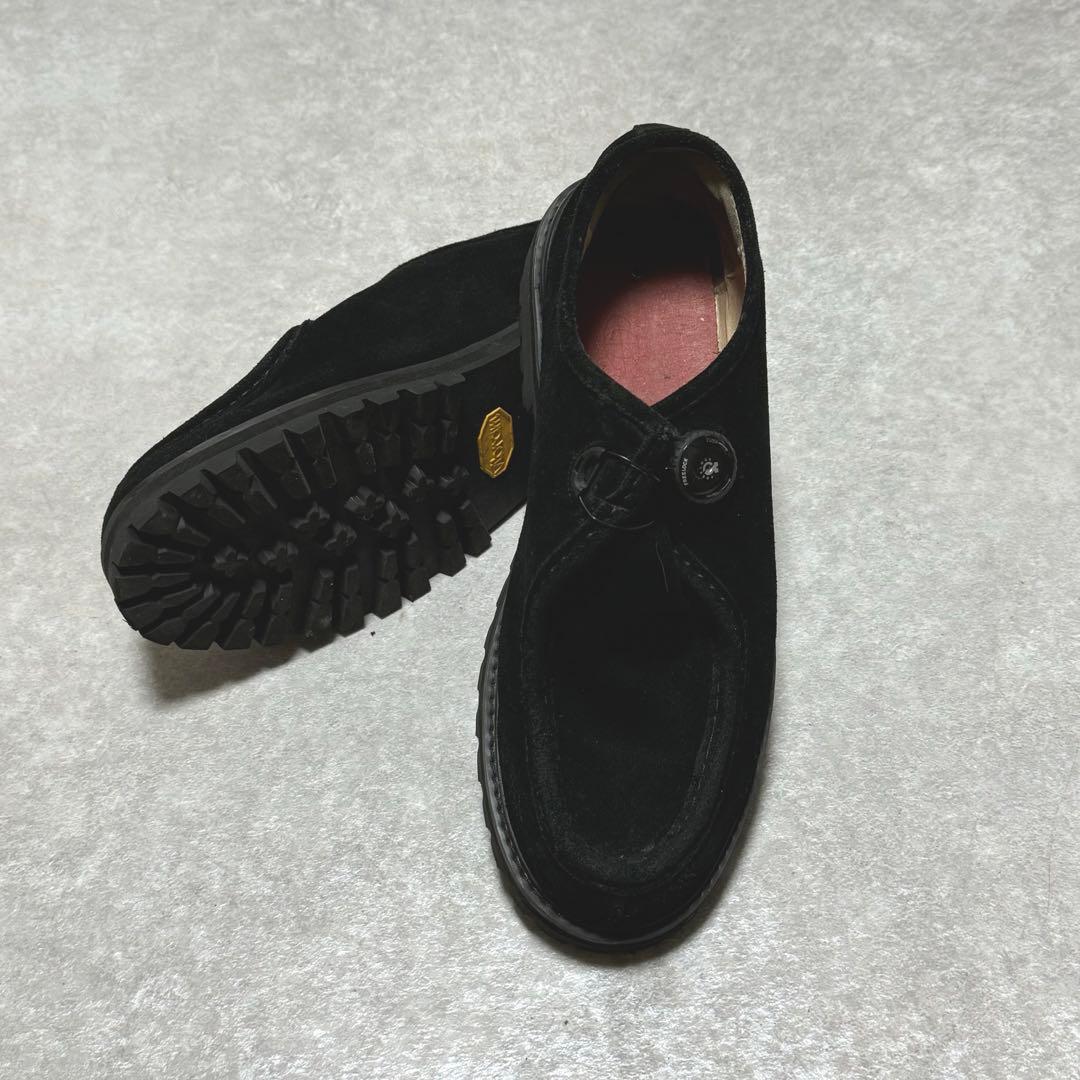 pg ピージー Knock2 ノック2 チロリアンシューズ　黒　ビブラム　メンズ