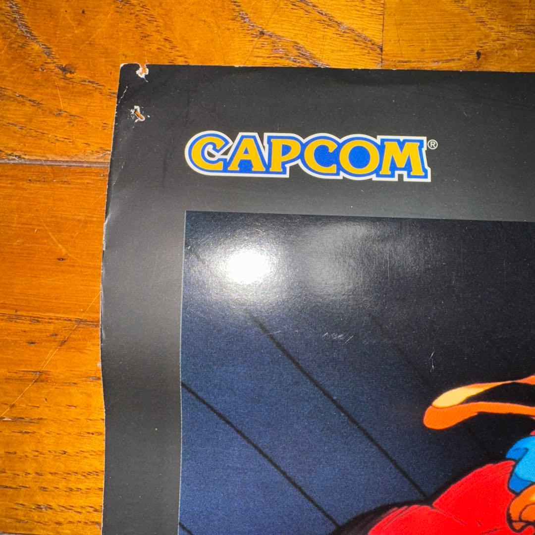 マーヴルvsストリートファイター CAPCOM セガサターン 販促用B2