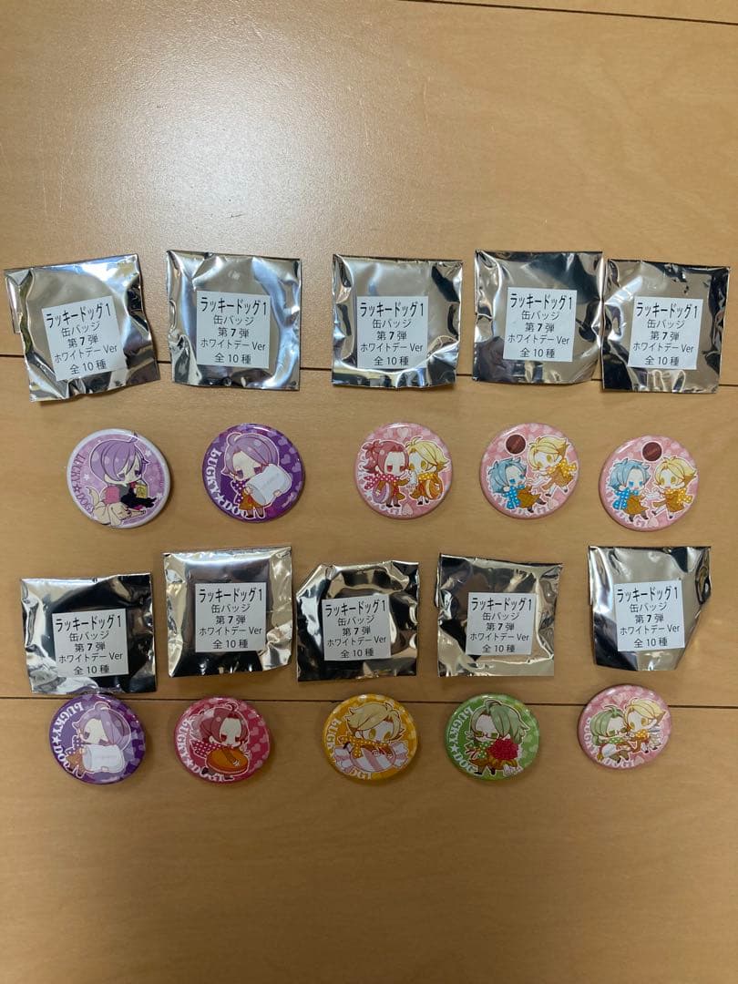 ラッキードッグ1 缶バッジ 39個 まとめ売り