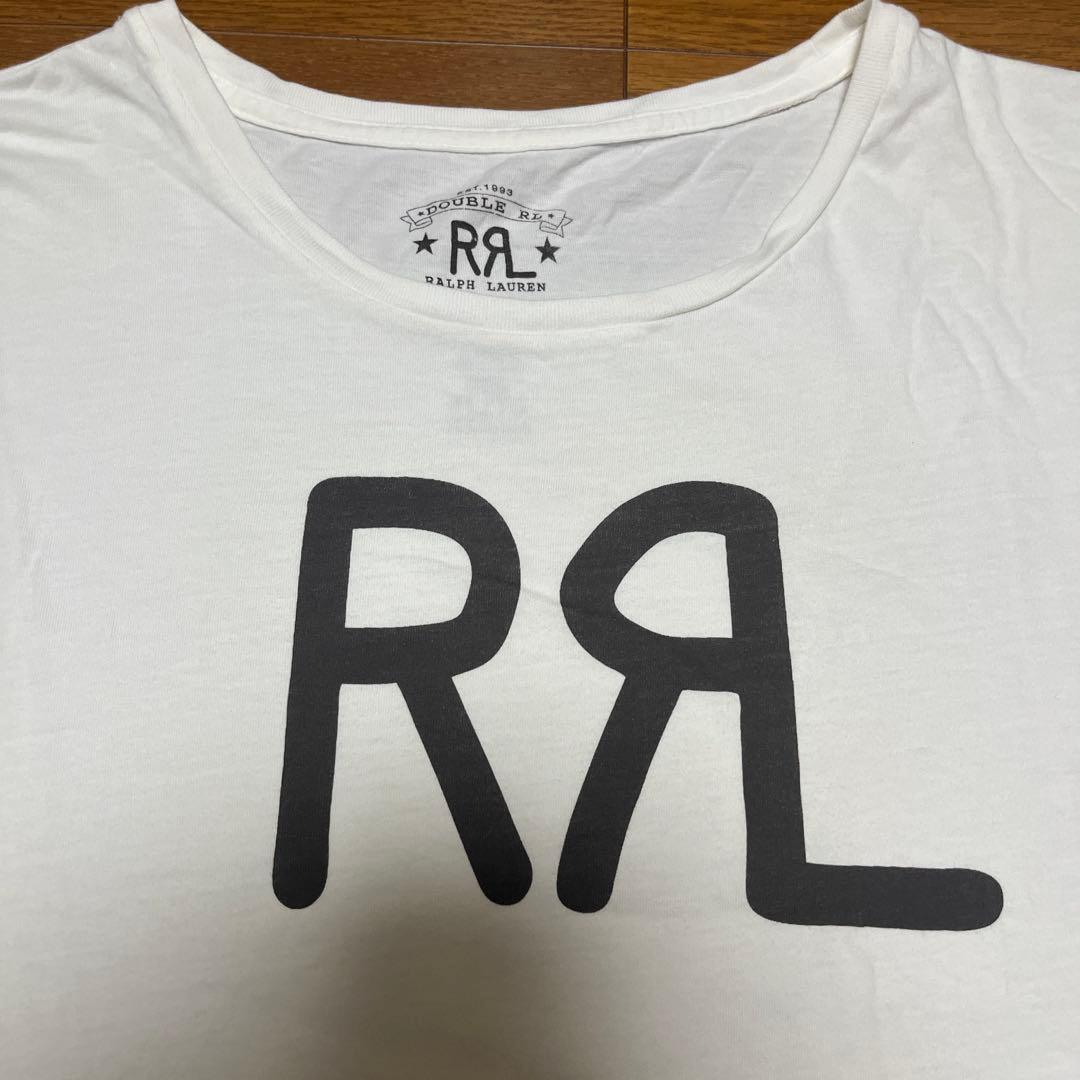 MADE IN USA】RRL ダブルアールエル LOGO TEE WHITE rrl t シャツ