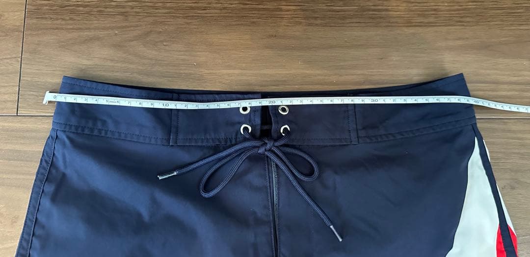 クロノスサーフパンツ ネイビー/レッド カラーブロックサーフパンツ