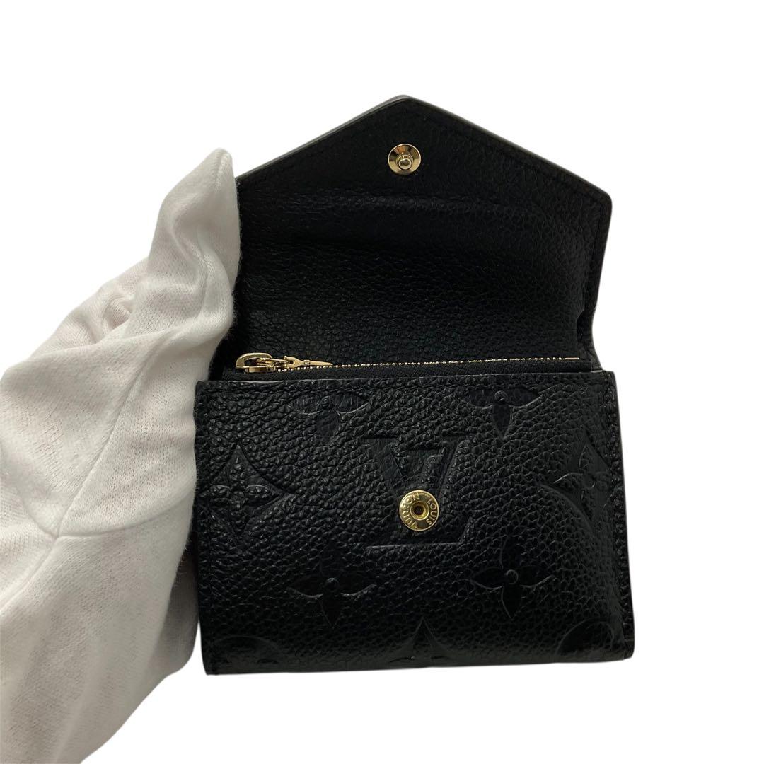 【星】IC ヴィトン財布　モノグラムアンプラント　ポルトフォイユゾエ　ノワール