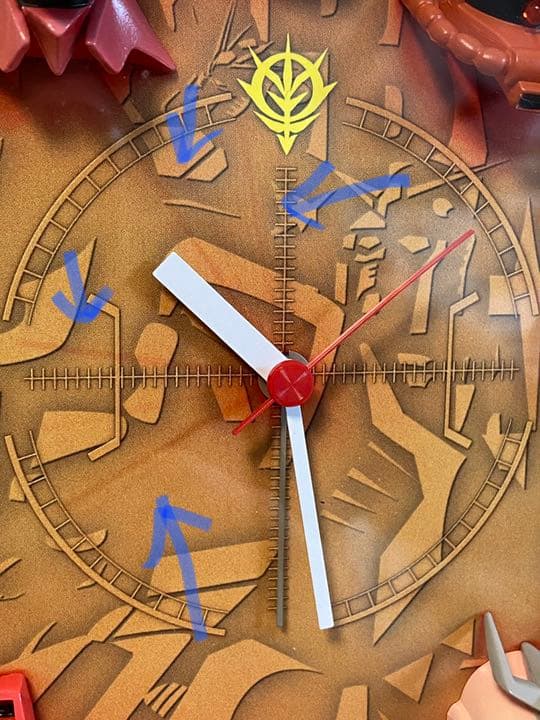 置き時計ZEON CLOCK シャアver. 「機動戦士ガンダム」 - メルカリ