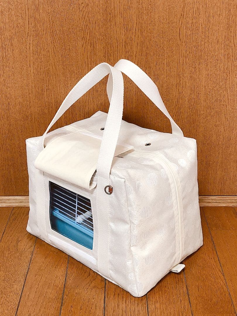 遮光鳥かごボストンバッグ 通院用旅行用災害避難用 キャリーバッグ