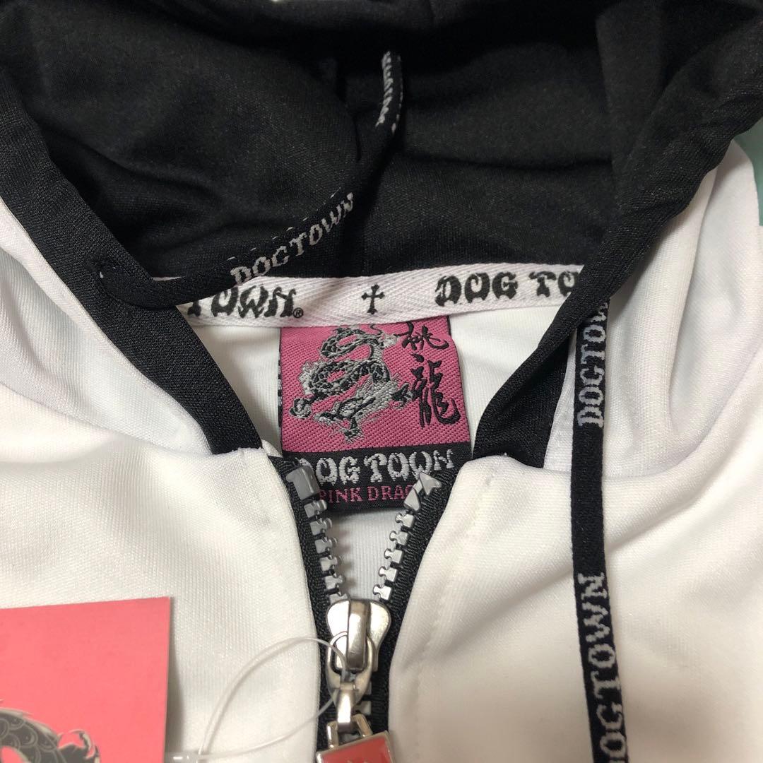 ドッグタウン 桃龍 ピンクドラゴン セットアップ ホワイト ジャージ