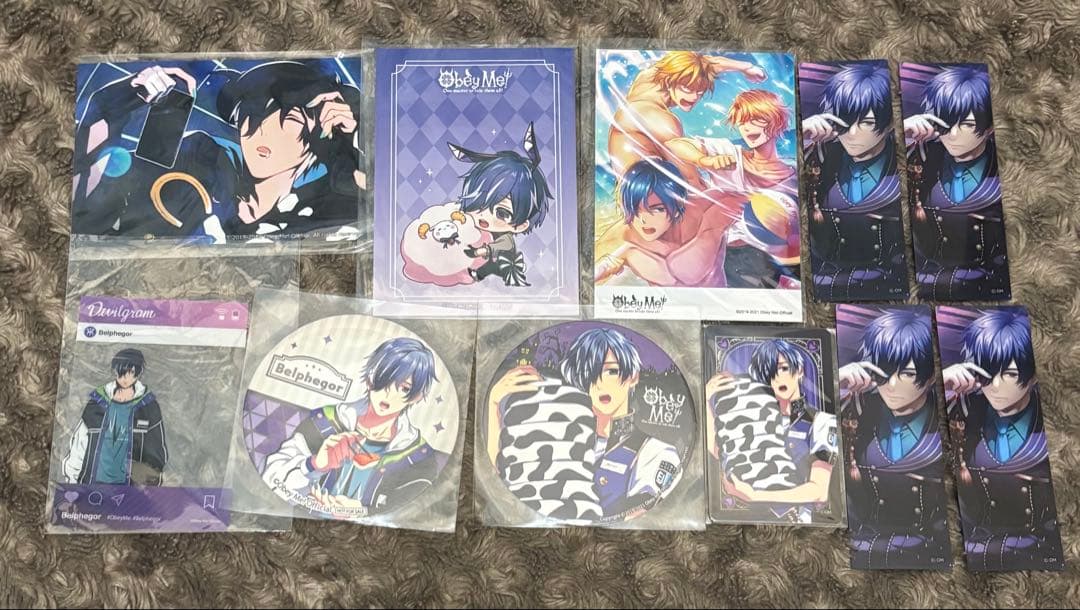 おべいみー　ベルフェゴール　まとめ売り　アクスタ　チェキ　ブロマイド　缶バッジ他