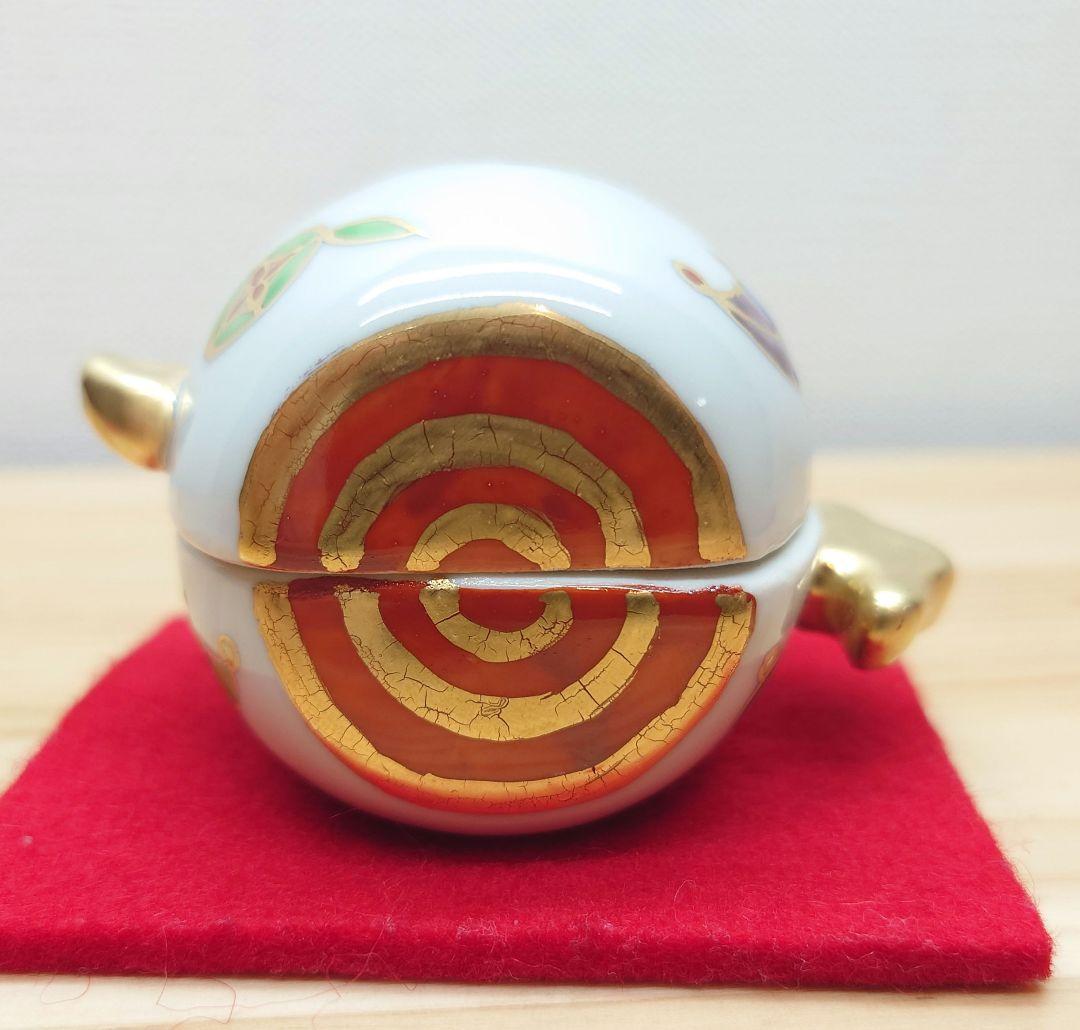 送料込【逢絢亭・新品】茶道具 茶碗 杣山焼 色絵 菊の図 杣山契月 共箱入り