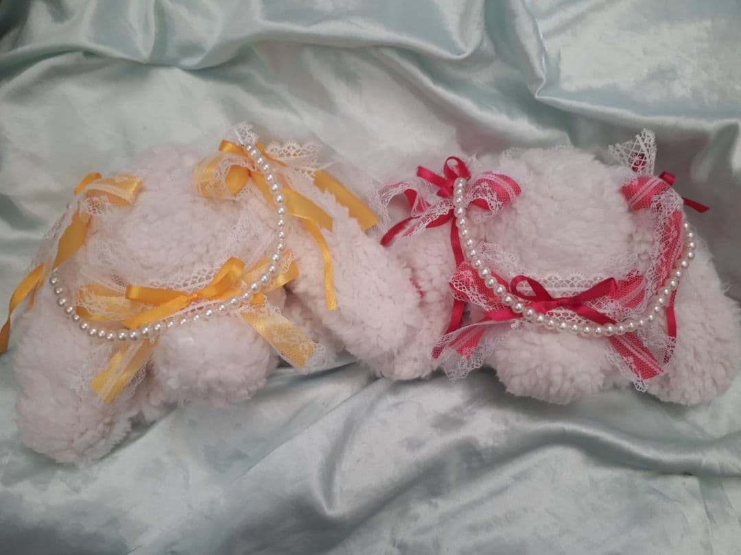 hina様 ぬい服ふわふわうさみみおすわり着ぐるみちびぐるみいつぬいに