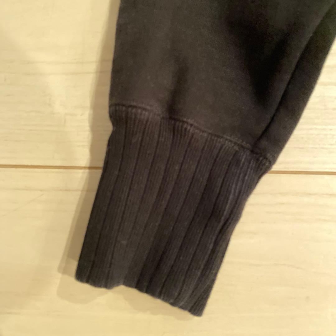 ウエストライド　黒 フルジップ フード付きパーカー　サイズ44