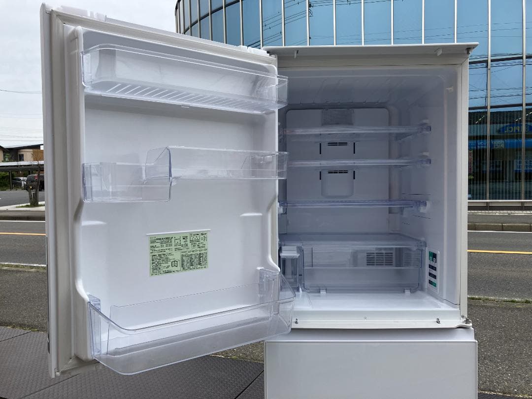 愛知岐阜/送料無料★美品★シャープ　350L冷蔵庫 SJ-GW35H-W　22年
