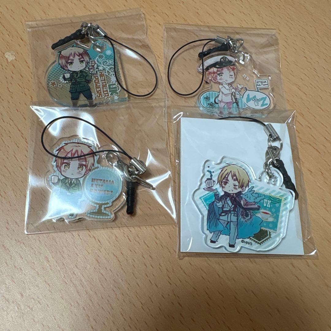 ヘタリア　イギリス　イヤホンジャック4点セット