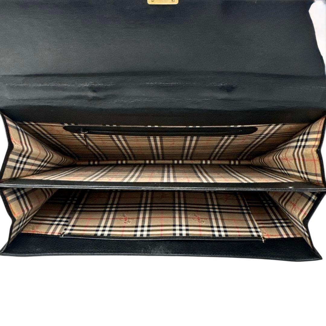 バッグ Burberry Shadow Horse Briefcase Black