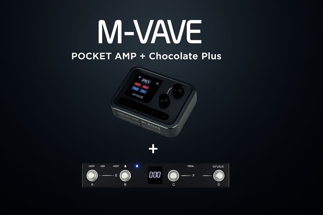 M-VAVE Pocket AMP + Chocolate Plus セット