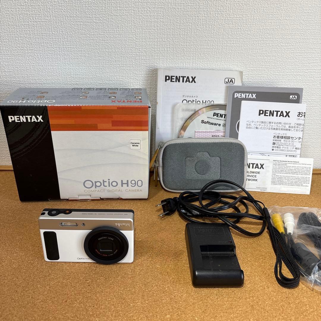 PENTAX Optio H90 ホワイト - メルカリ